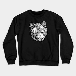 Brown bear portrait Crewneck Sweatshirt